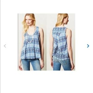 Anthropologie sleeveless top